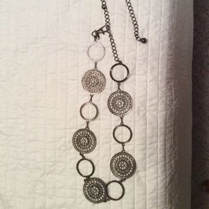 ♥️ Silver and rhinestone chain belt ♥️